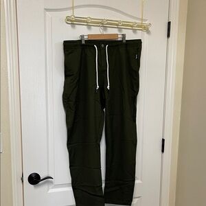 Women's Dark Green Straight Leg Pants